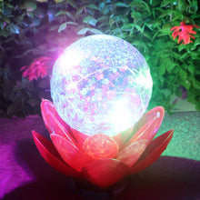 Crystal Ball Lotus LED Decorative Light (1 Pc)