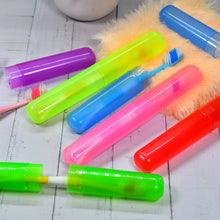 6Pc Plastic Toothbrush Cover Set