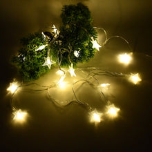 USB Powered 20 LED Decorative Star String Fairy Lights