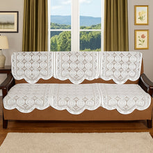 Lace-Design Sofa Protector Runner - (1 Pc / 132x28 Inch)