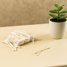 Tulips Paper-Stick Cotton Swabs - (100 Pc /  Set)