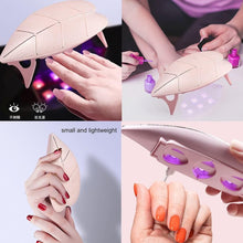 Mini Nail Lamp 6W UV LED Dryer – Compact USB Nail Dryer for Gel Polish, Nail Art, Home & Salon Use (1 Pc)