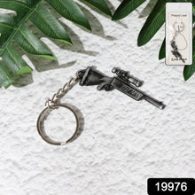 Premium Metal Rifle Gun Shape Keychain 