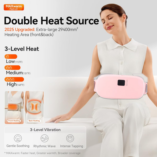 Rechargeable Smart Warm Palace Belt, Period Massager (1 Pc)