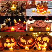 Set of 12 Flameless Floating Candles Battery Operated Tea Lights Tealight Candle - Decorative, Wedding., Diwali( Diya , Divo , Diva , Deepak , Jyoti ,)