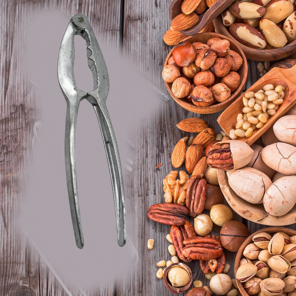 Luxury Stainless Walnut Cracker – Portable Nut Cutter & Pliers