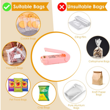 Mini Plastic Bag Sealer – Portable Heat Sealing Machine, Battery Operated (1 Pc / Mix Design)