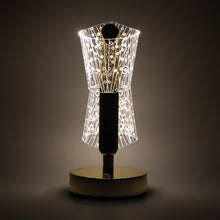 Luxury Crystal LED Double Shade Table Lamp (1 Pc)