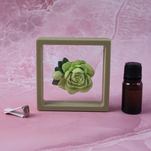 Elegant Rose Flower Car Air Freshener Clip for AC Vent with Perfume Bottle 10ML(1 Pc)