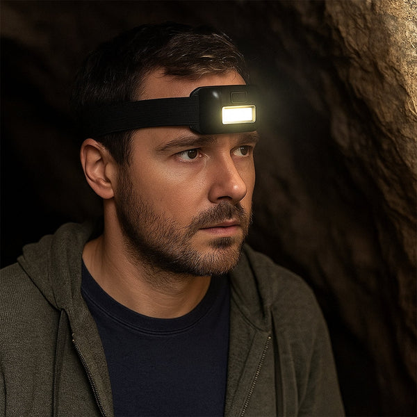 🎁 10W COB Waterproof Headlamp – Portable Lantern for Camping, Hiking, Cycling & Hunting (1 Pc) (100% off)