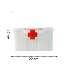 Medical Storage Box with Detachable Tray & Handle