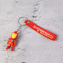 Cute Cartoon Silicone 3D Key Chain with Metal Hook & Strap (Pack of 1)
