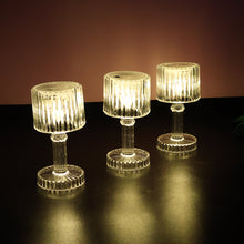 6pc LED Crystal Table & Desk Lamp