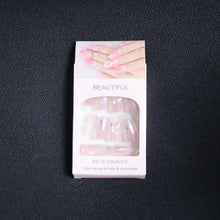Artificial False Nail Set with Mix Design fake nails - (1 Set)