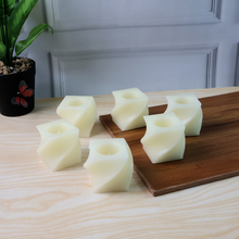 Set of 6 LED Flameless Decorative Candles – Square Shape Tealight Lamps