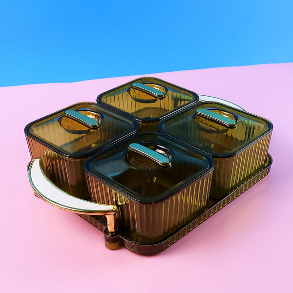 Liger Stylish Dryfruit Serving Container Set
