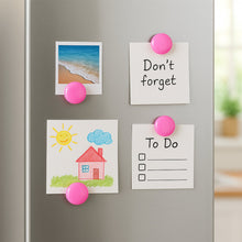 Round Fridge Magnets - (4 Pc / Set)